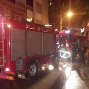 حريق داخل محل لتنجيد الأثاث في رأس بيروت