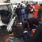 حادث سير على اوتوستراد طريق المطار