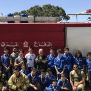 مبادئ الإطفاء لكشافة لبنان في فالوغا