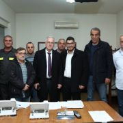 العميد خطّار يجول على نقاط تمركز عناصر الدفاع المدني ليلة الميلاد