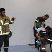 تدريب أعضاء جمعية كاريتاس لبنان في المتن الأعلى على اخماد الحرائق وانقاذ المصابين