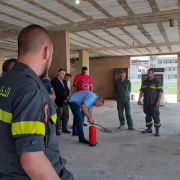 تدريب أعضاء اتحاد بلديات السهل على الإطفاء والإخلاء