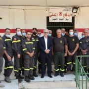 العميد خطّار في الشمال مستكملاً جولاته الدورية على مراكز الدفاع المدني