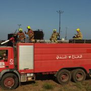 السيطرة على الحريق في منشآت النفط في الزهراني  بحضور العميد خطار