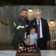العميد خطار ازاح الستار عن نصب عنصر إطفاء في الدفاع المدني في مركز الجديدة الإقليمي