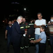 العميد خطار ازاح الستار عن نصب عنصر إطفاء في الدفاع المدني في مركز الجديدة الإقليمي
