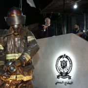 العميد خطار ازاح الستار عن نصب عنصر إطفاء في الدفاع المدني في مركز الجديدة الإقليمي