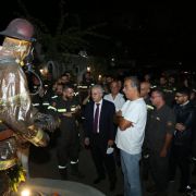 العميد خطار ازاح الستار عن نصب عنصر إطفاء في الدفاع المدني في مركز الجديدة الإقليمي