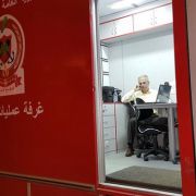 العميد خطار يشرف على عملية إخماد حريق في أدونيس