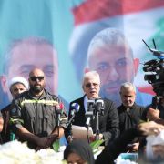 تشييع شهداء الدفاع المدني الموظفين العملانيين قاسم بزي ومحمد هاشم وعباس حمود في برج قلوية - النبطية.