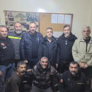 العميد فرح في الضاحية الجنوبية لبيروت متفقدا الاضرار التي لحقت بمراكز الدفاع المدني جراء العدوان الإ