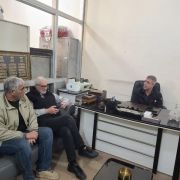 العميد فرح في الضاحية الجنوبية لبيروت متفقدا الاضرار التي لحقت بمراكز الدفاع المدني جراء العدوان الإ