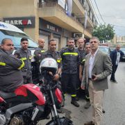 العميد فرح تفقد نقاط تمركز عناصر الدفاع المدني وأعطى توجيهاته بتقديم المساعدة الفورية للناخبين