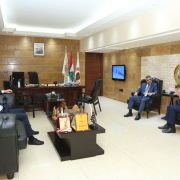 العميد فرح استقبل السفير التونسي والملحق العسكري