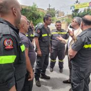 *بين صناديق الاقتراع وحرائق الأحراج: العميد فرح يتفقّد نقاط التمركز ويتابع سير عمليات الإطفاء في قلب