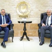 استقبال النائب الدكتور شربل مسعد في المديرية العامة للدفاع المدني