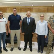 العميد الركن عماد خريش يستقبل وفداً من قوات اليونيفيل