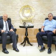 المدير العام للدفاع المدني يستقبل رئيس بلدية بسكنتا