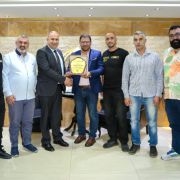 العميد الركن عماد خريش يبحث مع وفد اكاديمي واجتماعي تطوير نظام الإنذار المبكر للحرائق