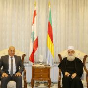 المدير العام للدفاع المدني بالتكليف يقوم بجولة في الجرد الأعلى (قضاء عاليه) ويلتقي سماحة شيخ العقل