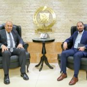 المدير العام للدفاع المدني يستقبل النائب رامي أبو حمدان