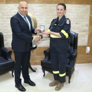 استقبال وفد فرنسي من خبراء الحرائق والإنقاذ