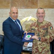 المدير العام للدفاع المدني يستقبل رئيس اللجنة الفنية العسكرية للبنان MTC4L والقنصل الإيطالي الفخري