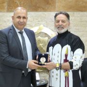 المدير العام للدفاع المدني يستقبل السادة توماس أبراهام وروي عيد وإيليج عيد وجورج بجاني