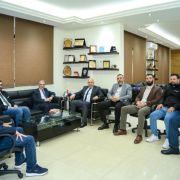 المدير العام للدفاع المدني يستقبل رئيس بلدية السفيرة وأعضاء المجلس البلدي ومخاتير البلدة