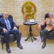 المدير العام للدفاع المدني يستقبل رئيس بلدية راس بعلبك