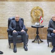 المدير العام للدفاع المدني يستقبل السيّدين أنطوان زغيب وإيلي القاضي