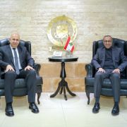 المدير العام للدفاع المدني يستقبل رئيس بلدية حمانا