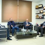 المدير العام للدفاع المدني يستقبل النائب السابق اسطفان الدويهي على رأس وفد