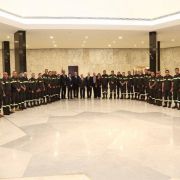 الرئيس عون استقبل الوزير المشنوق والعميد خطار والمتطوعين في الدفاع المدني